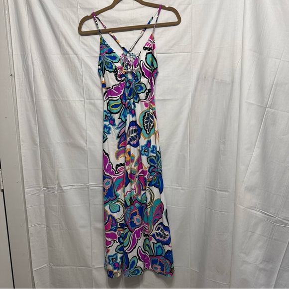 Trina Turk Floral Maxi Dress - padded bra Multicolor - Picture 2 of 5